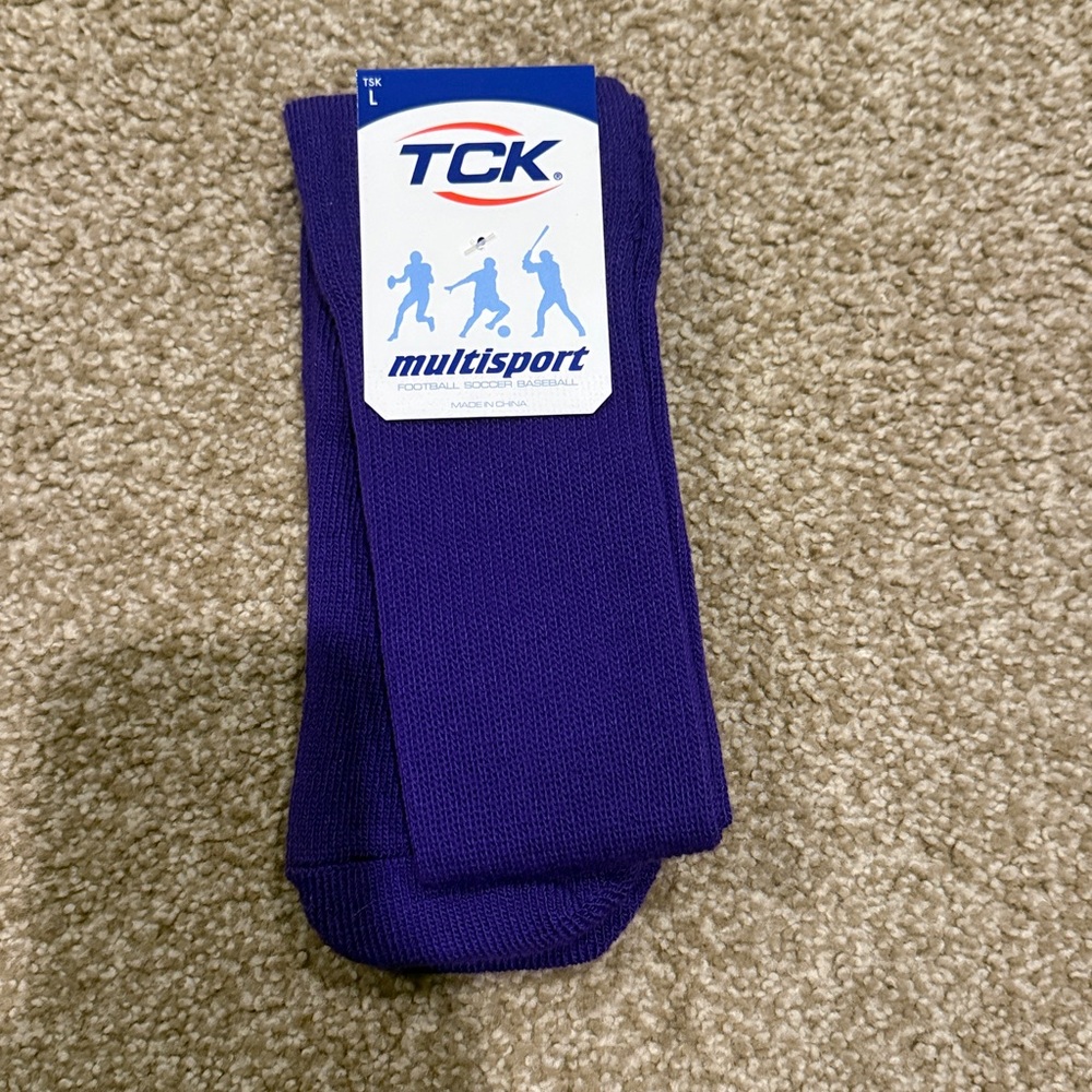 TCK Purple Athletic Socks